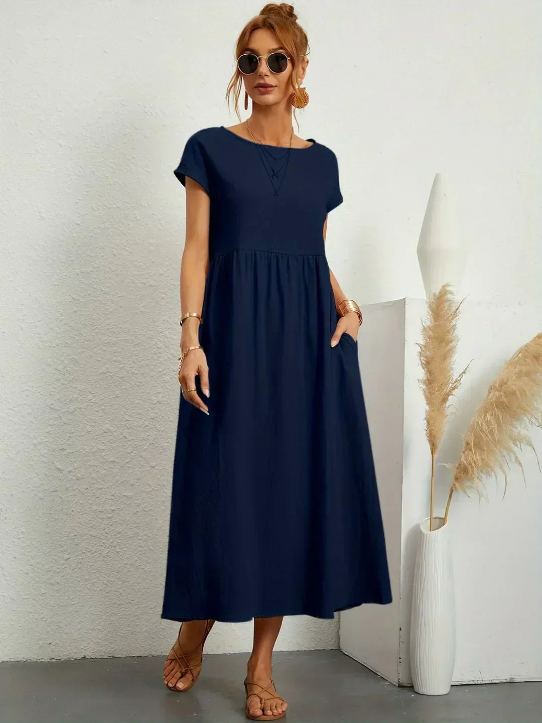 Nataly | Vestido midi relajado
