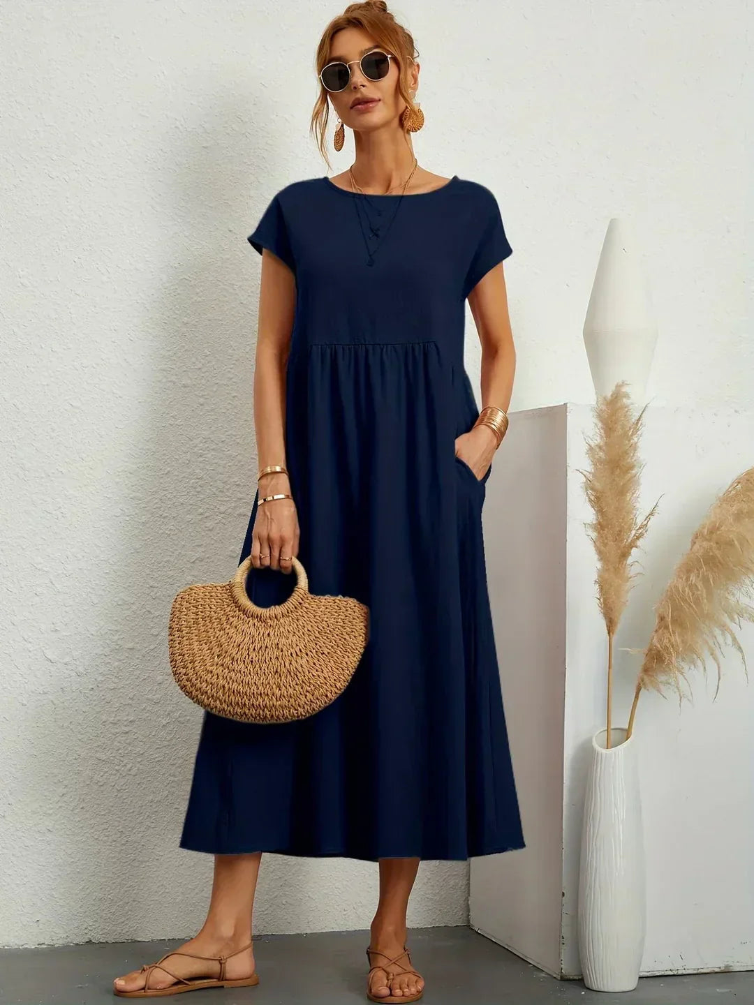 Nataly | Vestido midi relajado
