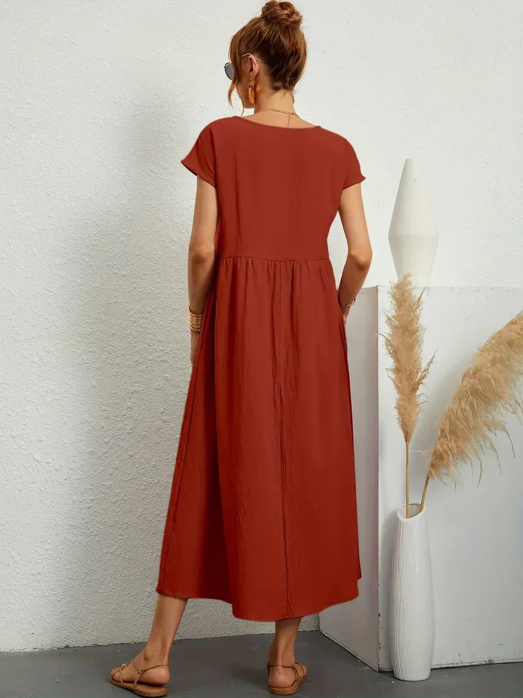 Nataly | Vestido midi relajado