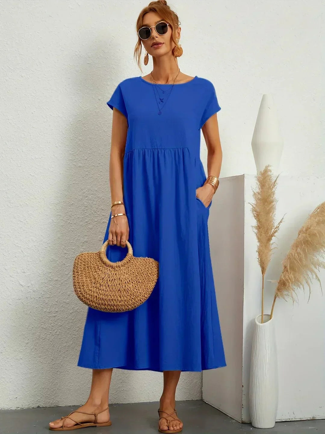 Nataly | Vestido midi relajado