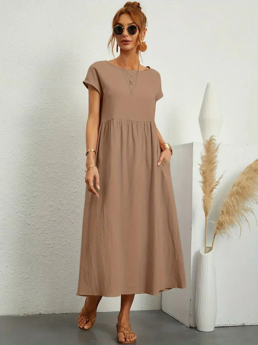Nataly | Vestido midi relajado
