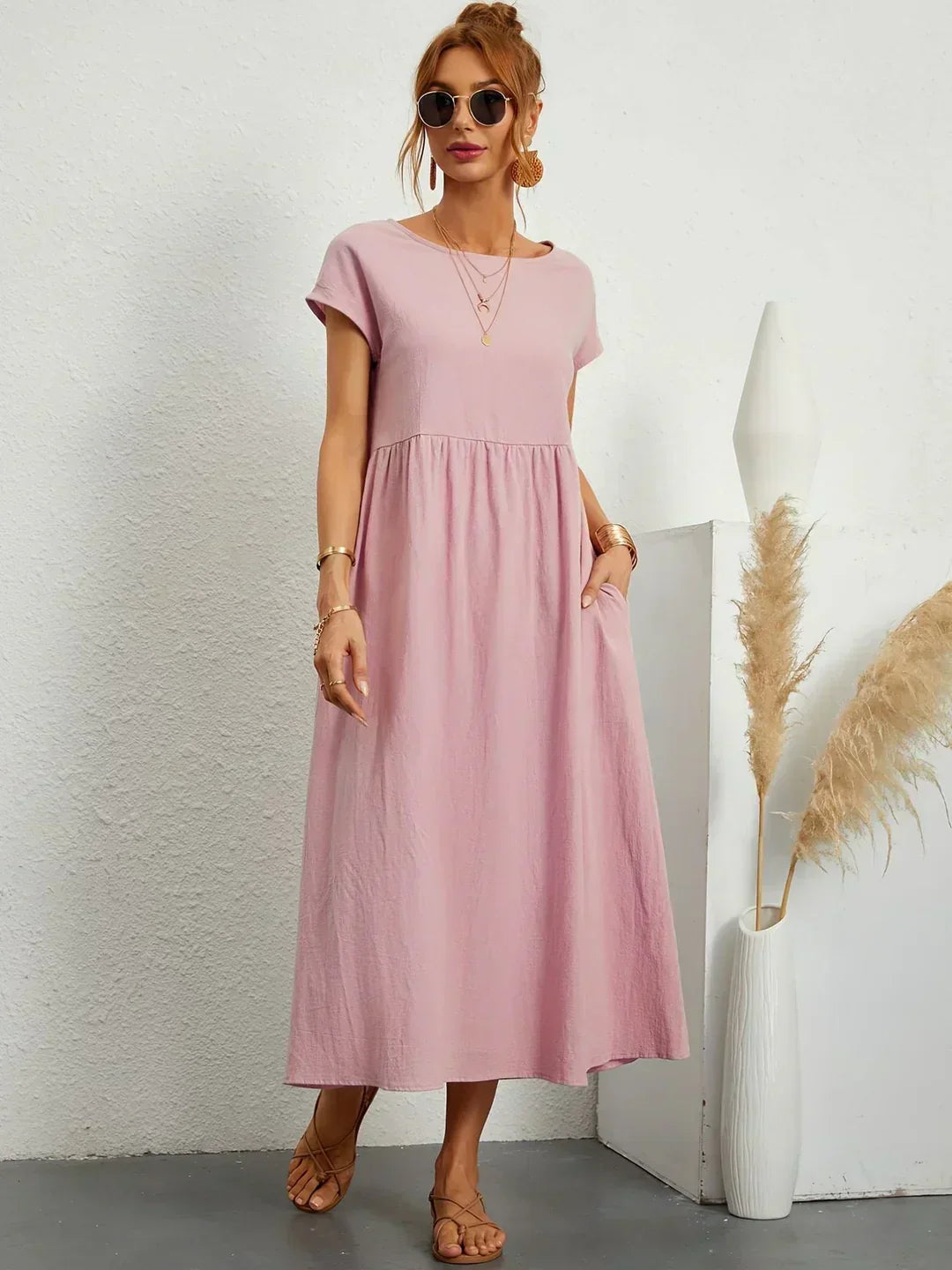Nataly | Vestido midi relajado