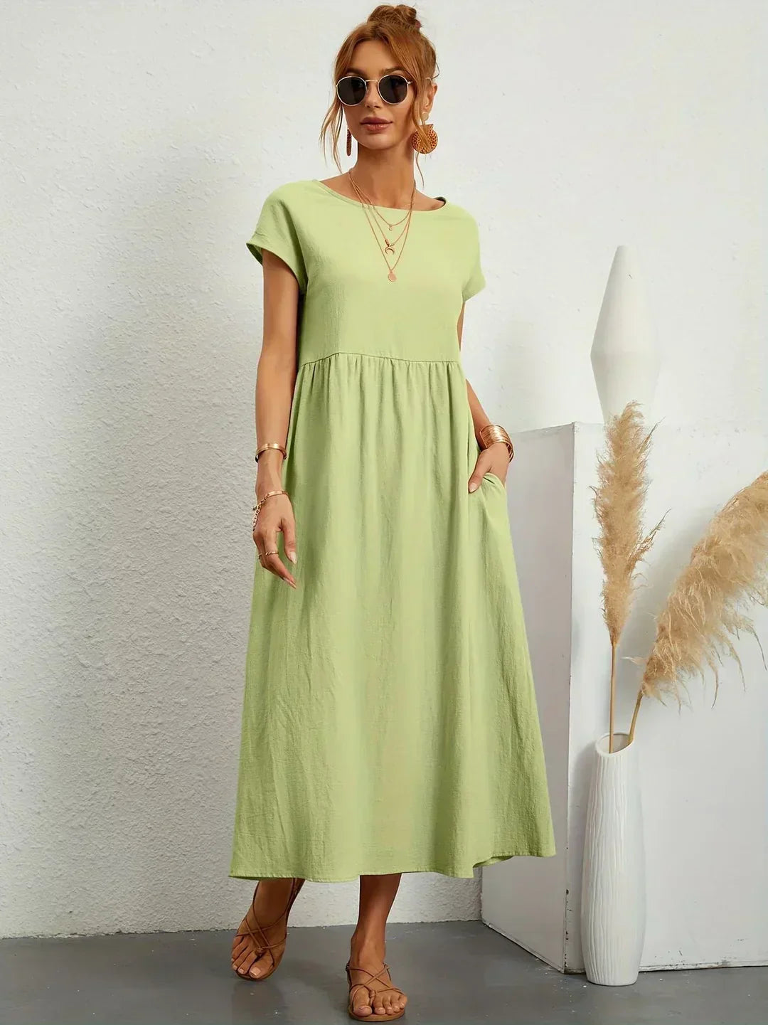 Nataly | Vestido midi relajado
