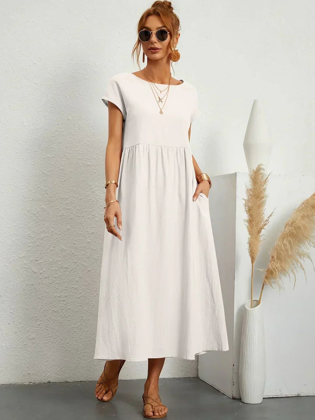 Nataly | Vestido midi relajado