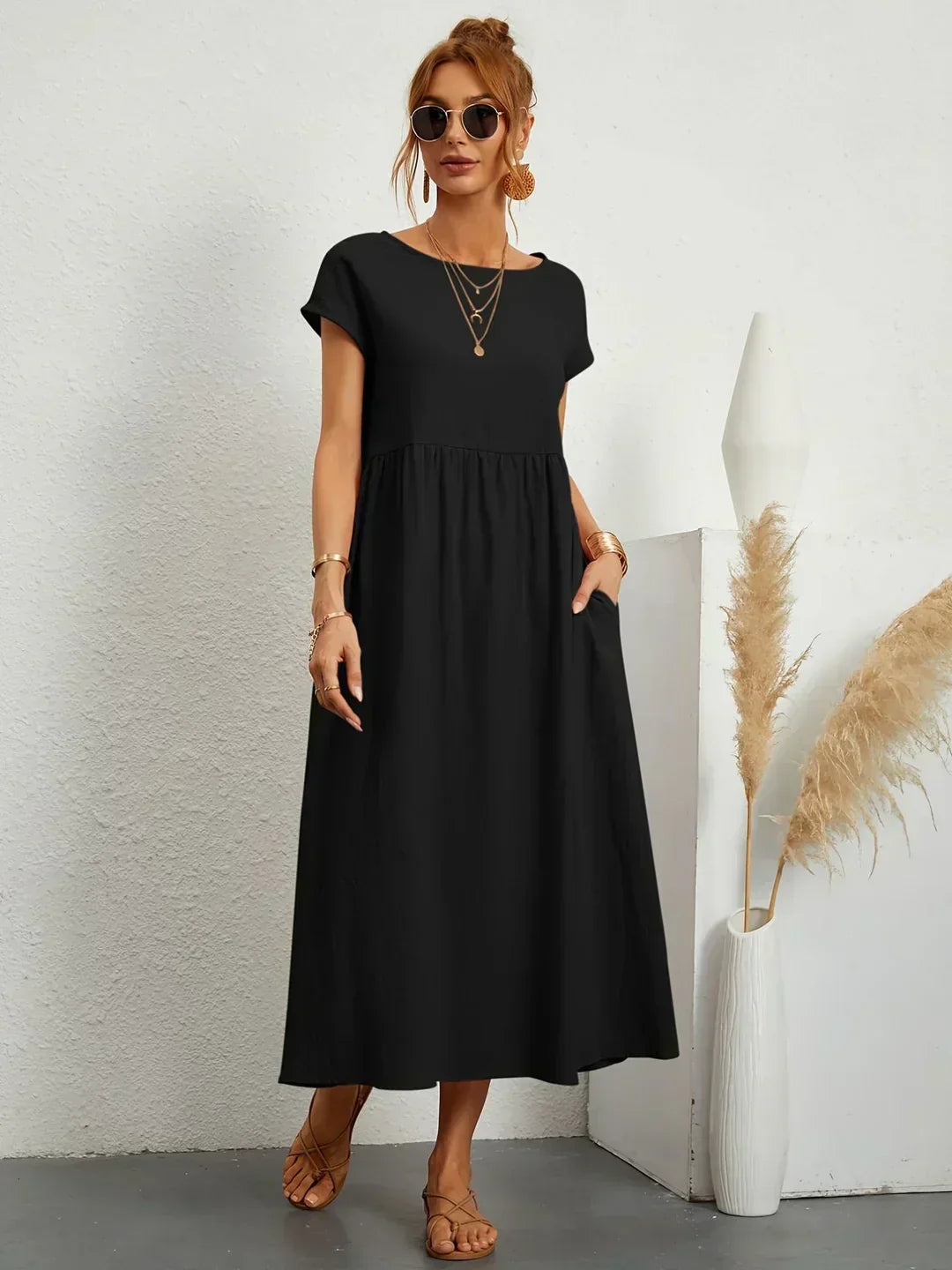 Nataly | Vestido midi relajado