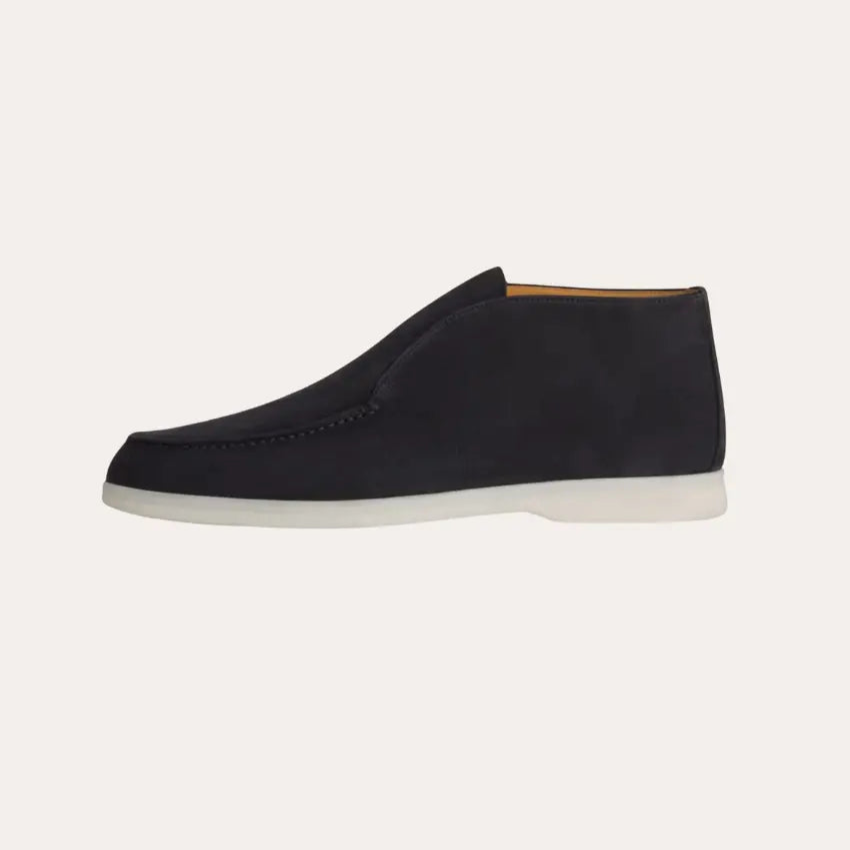 Suède City Loafers – Navy Blauw