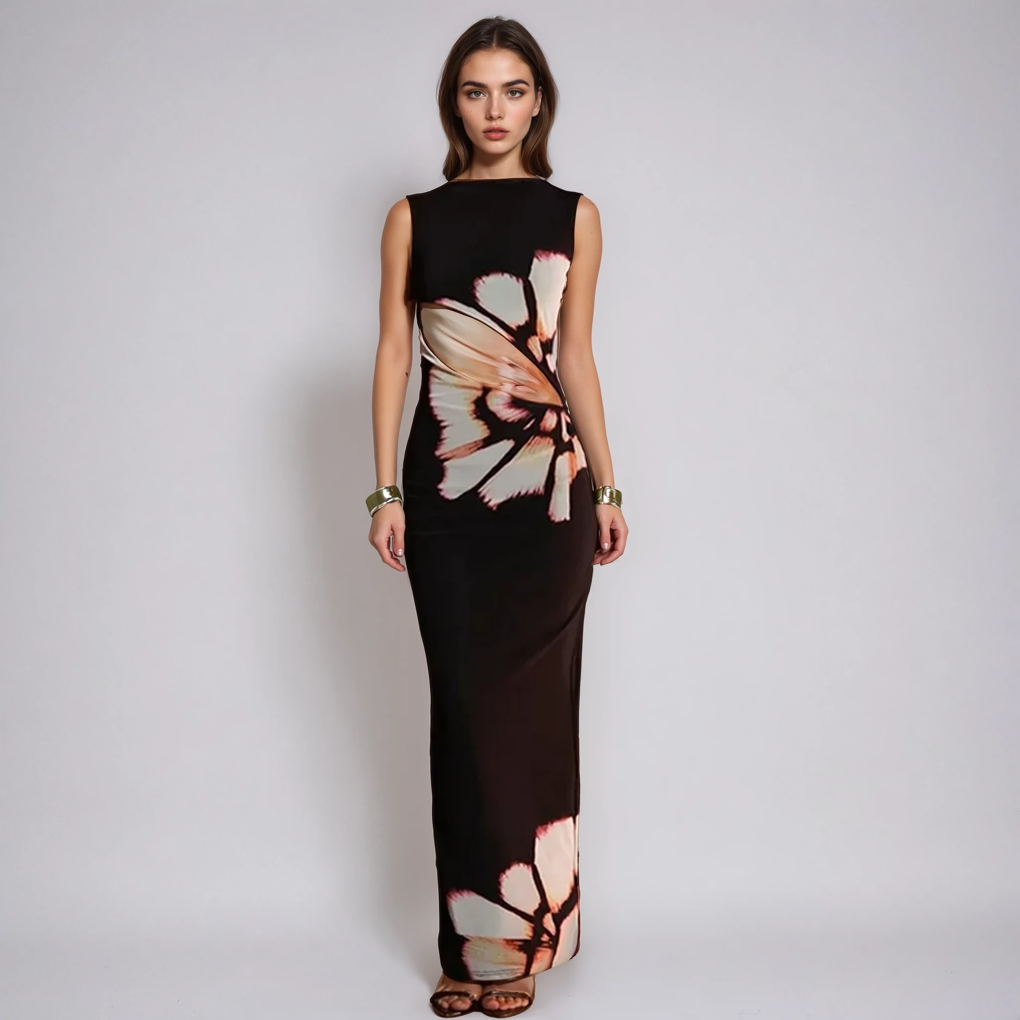 Vestido Maxi Murci Rosa del Desierto