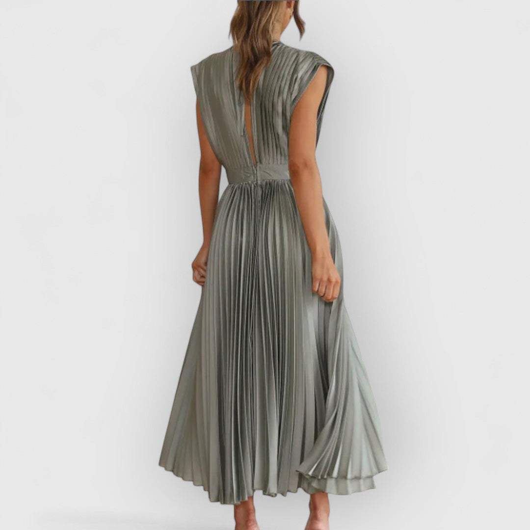 Vivica | Vestido Maxí de Terciopelo Lujo
