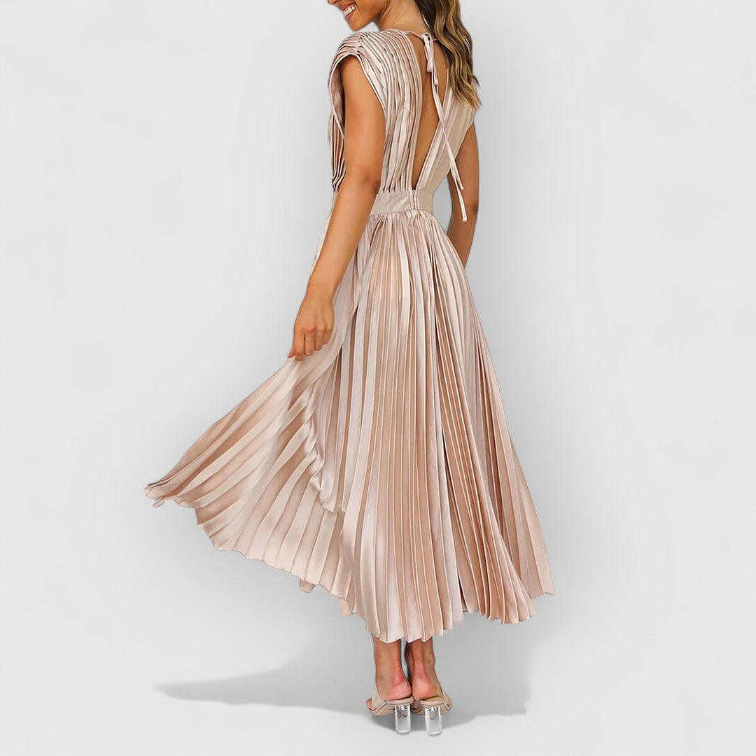 Vivica | Vestido Maxí de Terciopelo Lujo