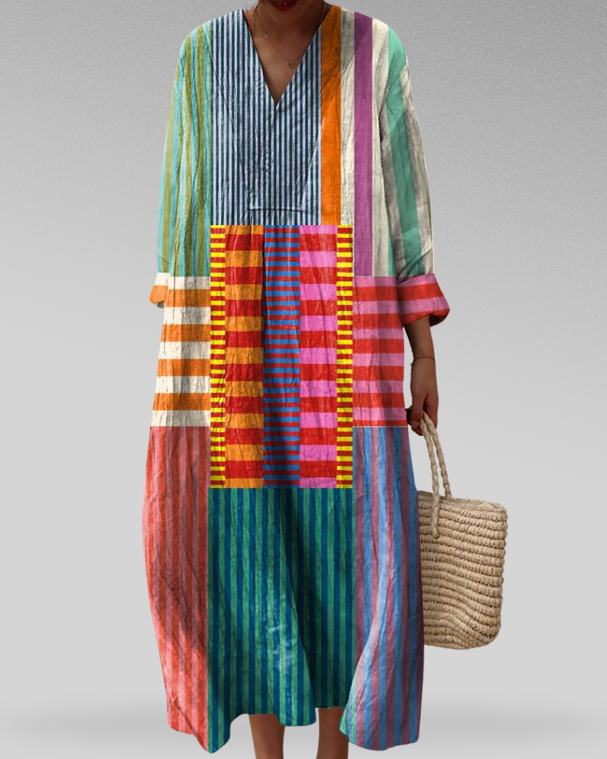 Ottilie | Vestido geométrico