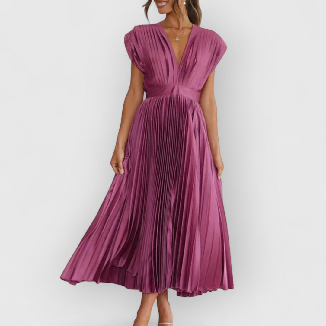 Vivica | Vestido Maxí de Terciopelo Lujo