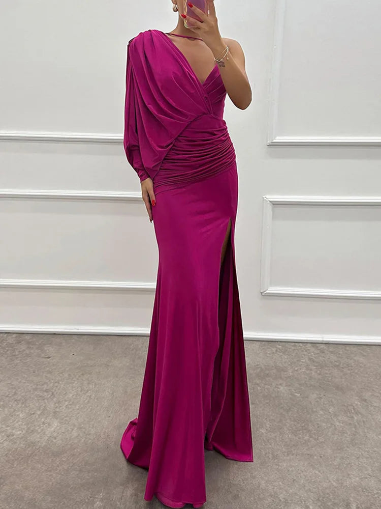 Iliana | Vestido de un solo hombro