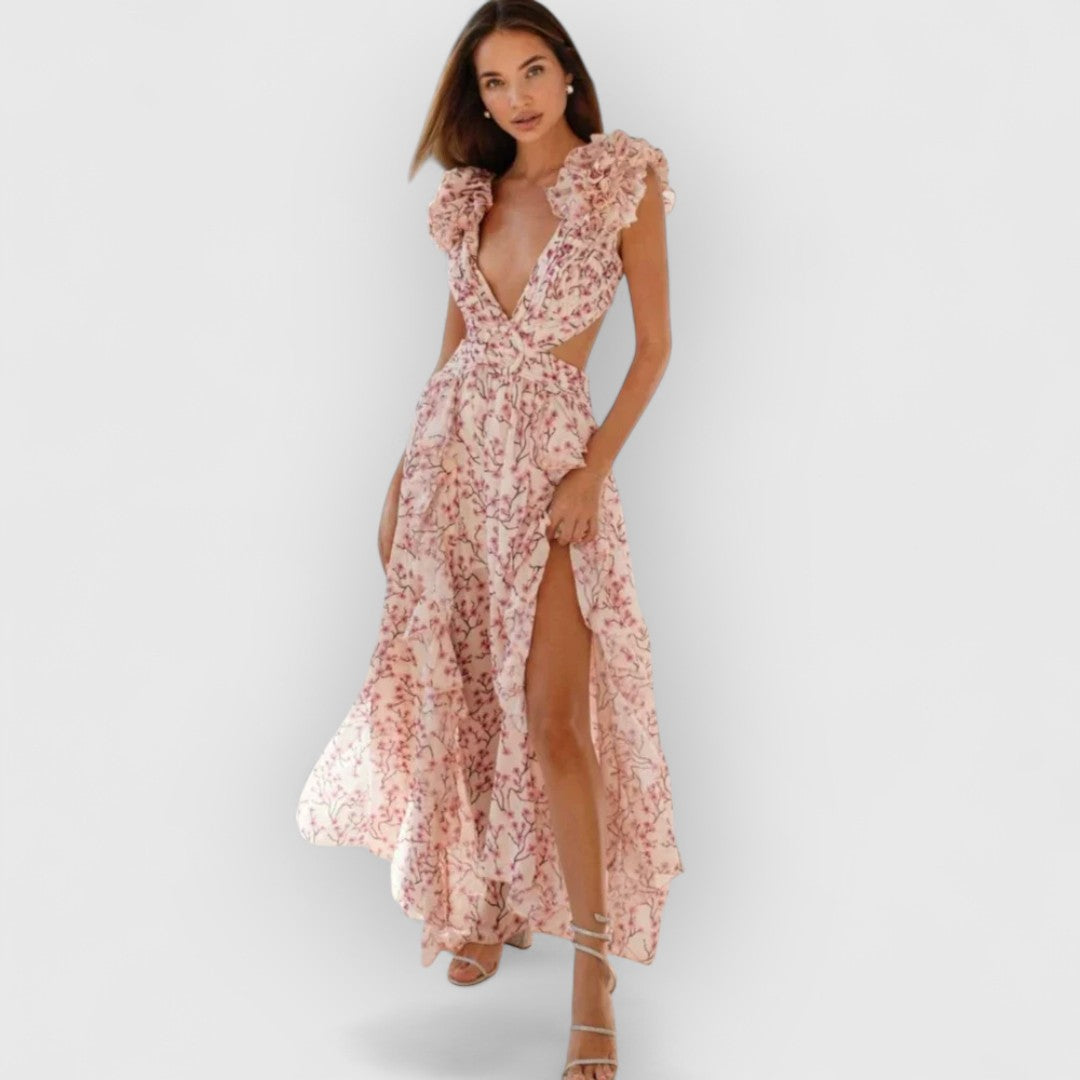 Fatima | Elegante vestido con volantes