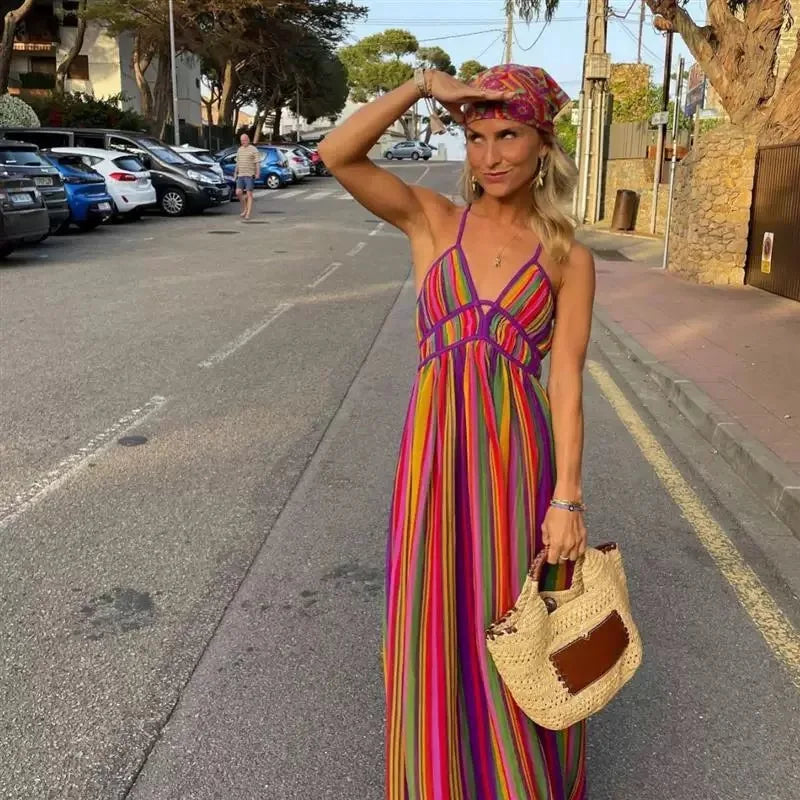 Evalina | Elegante Maxi Vestido de Verano