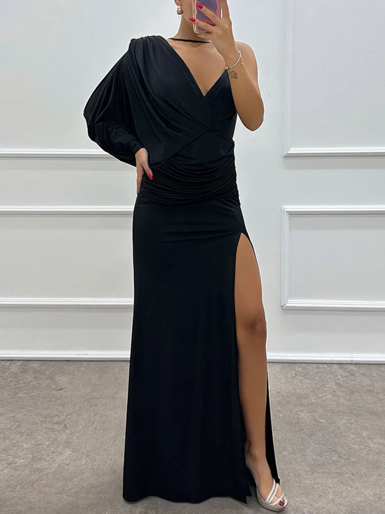 Iliana | Vestido de un solo hombro