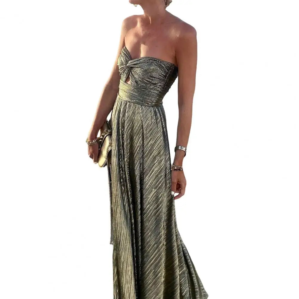 Victoria | Vestido Maxi Elegante Sin Tirantes