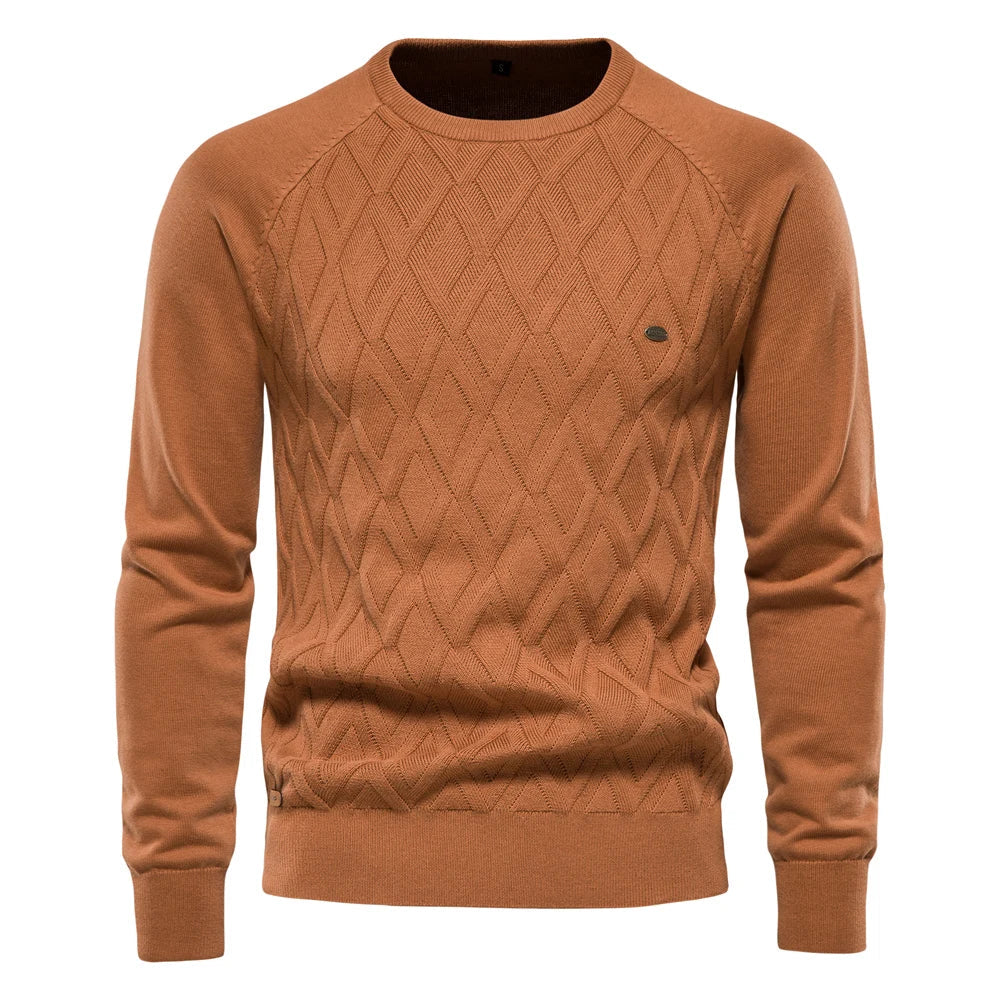 Valmere | Suéter de Hombre con Diseño de Cuadrados