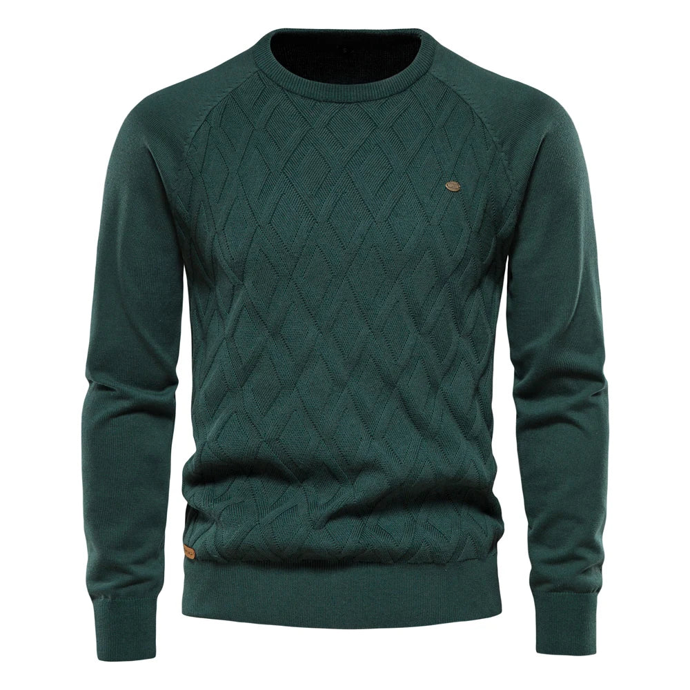 Valmere | Suéter de Hombre con Diseño de Cuadrados