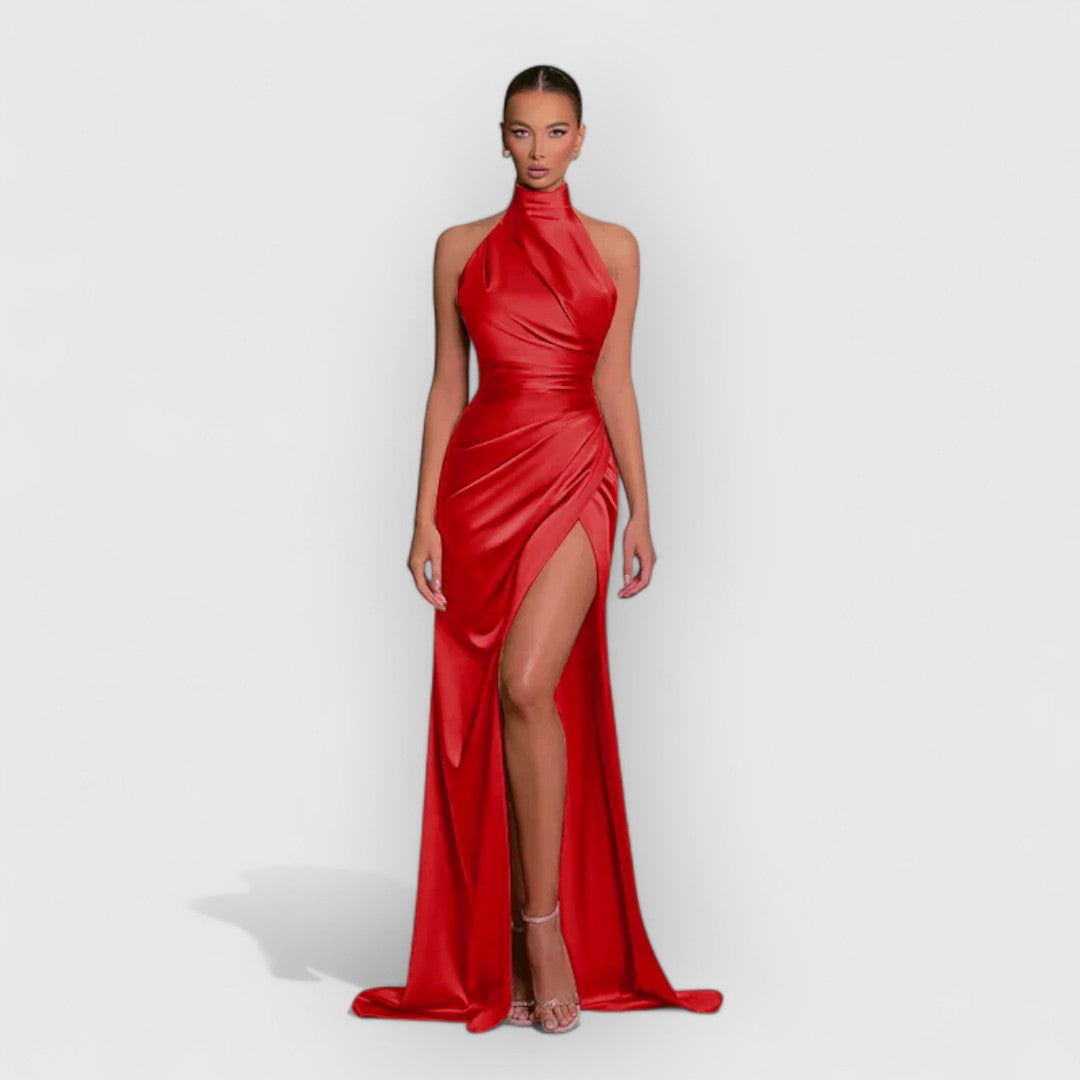 Christine | Vestido Elegante con Abertura