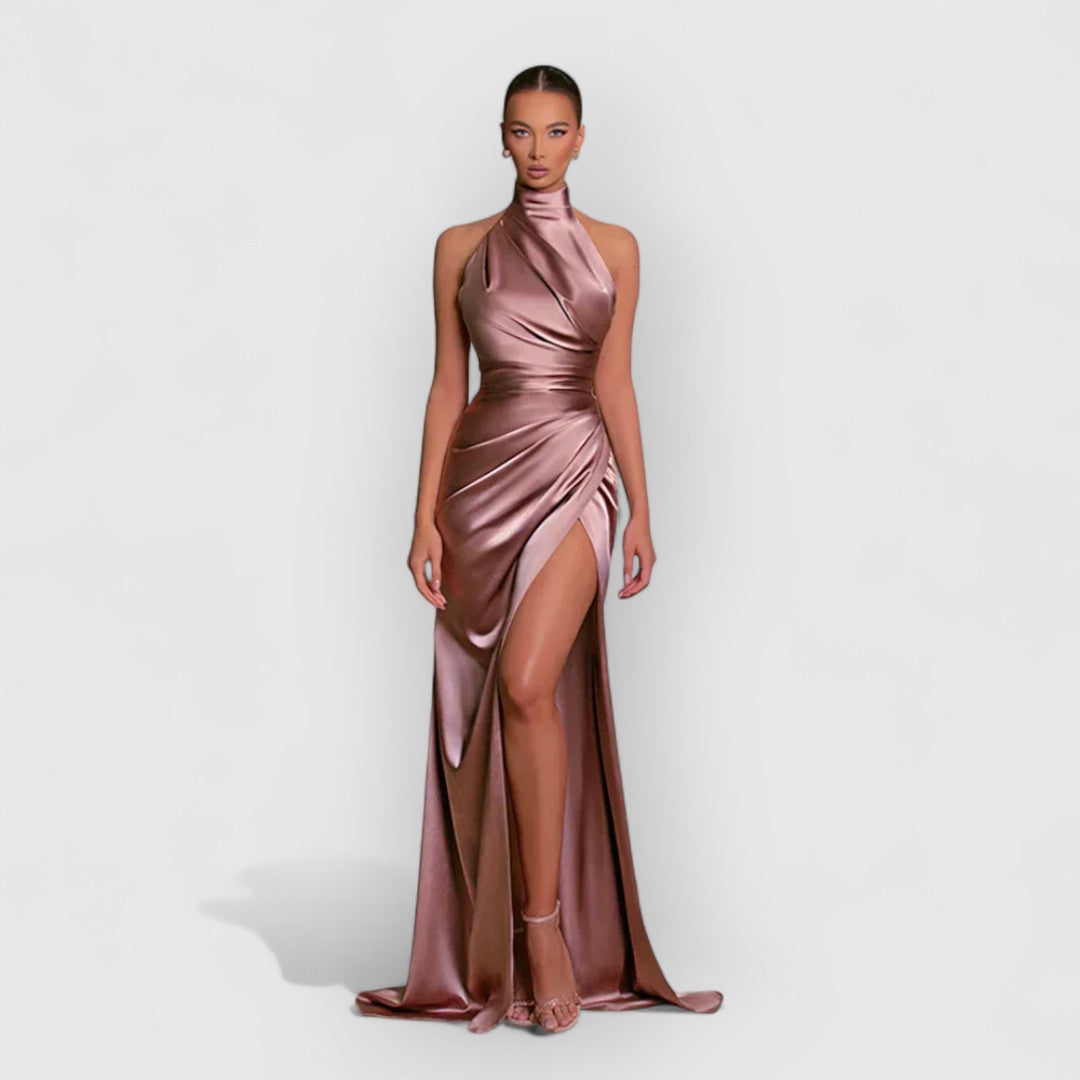 Christine | Vestido Elegante con Abertura