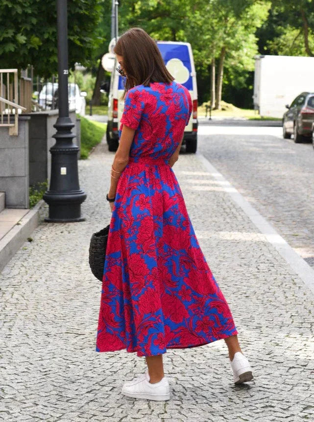 Linda | Vestido elegante con flores para cualquier ocasión