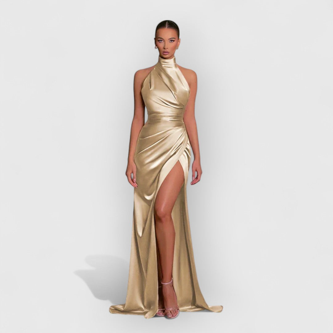 Christine | Vestido Elegante con Abertura