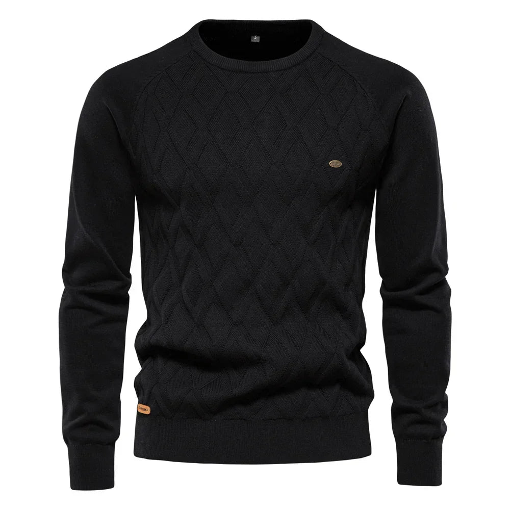 Valmere | Suéter de Hombre con Diseño de Cuadrados
