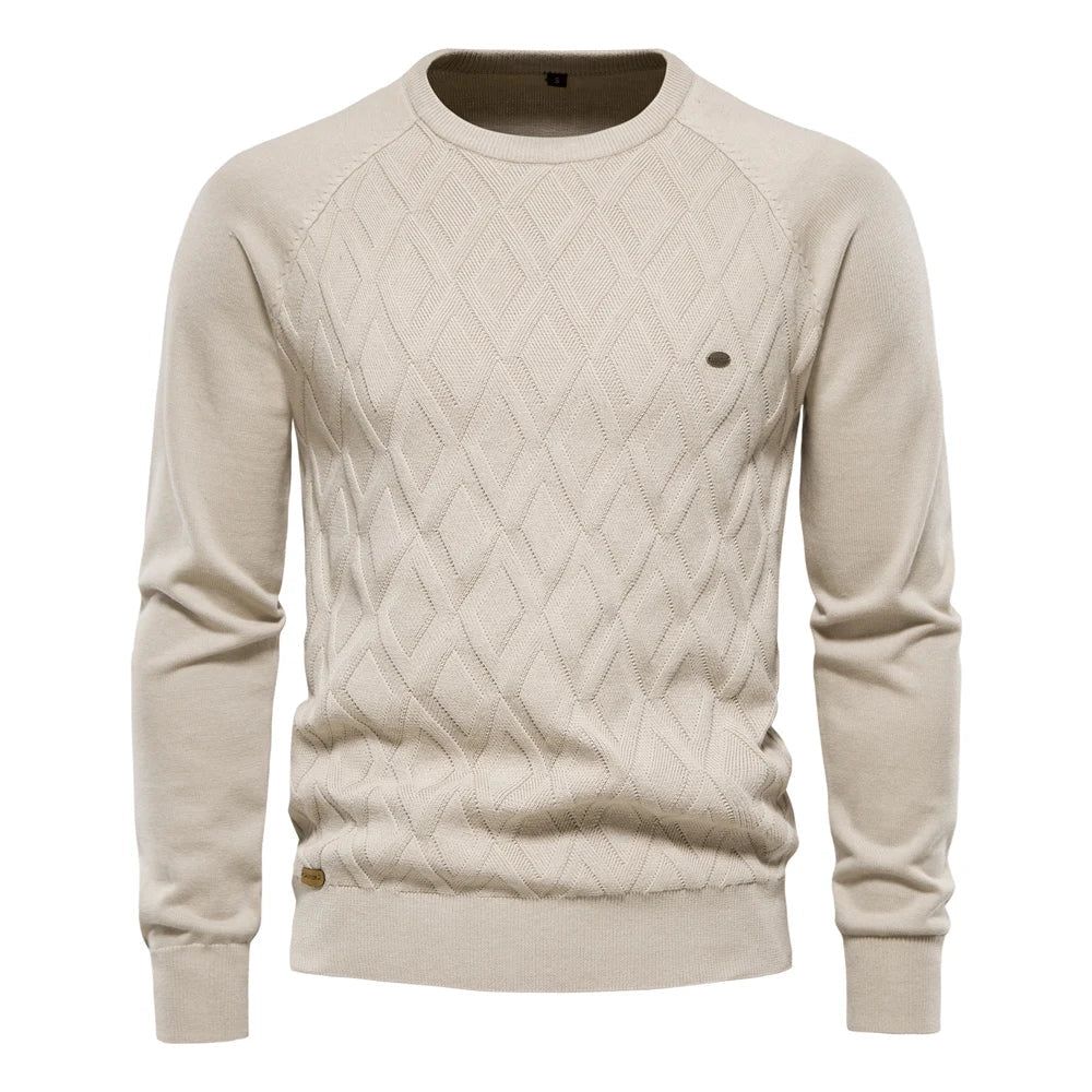 Valmere | Suéter de Hombre con Diseño de Cuadrados