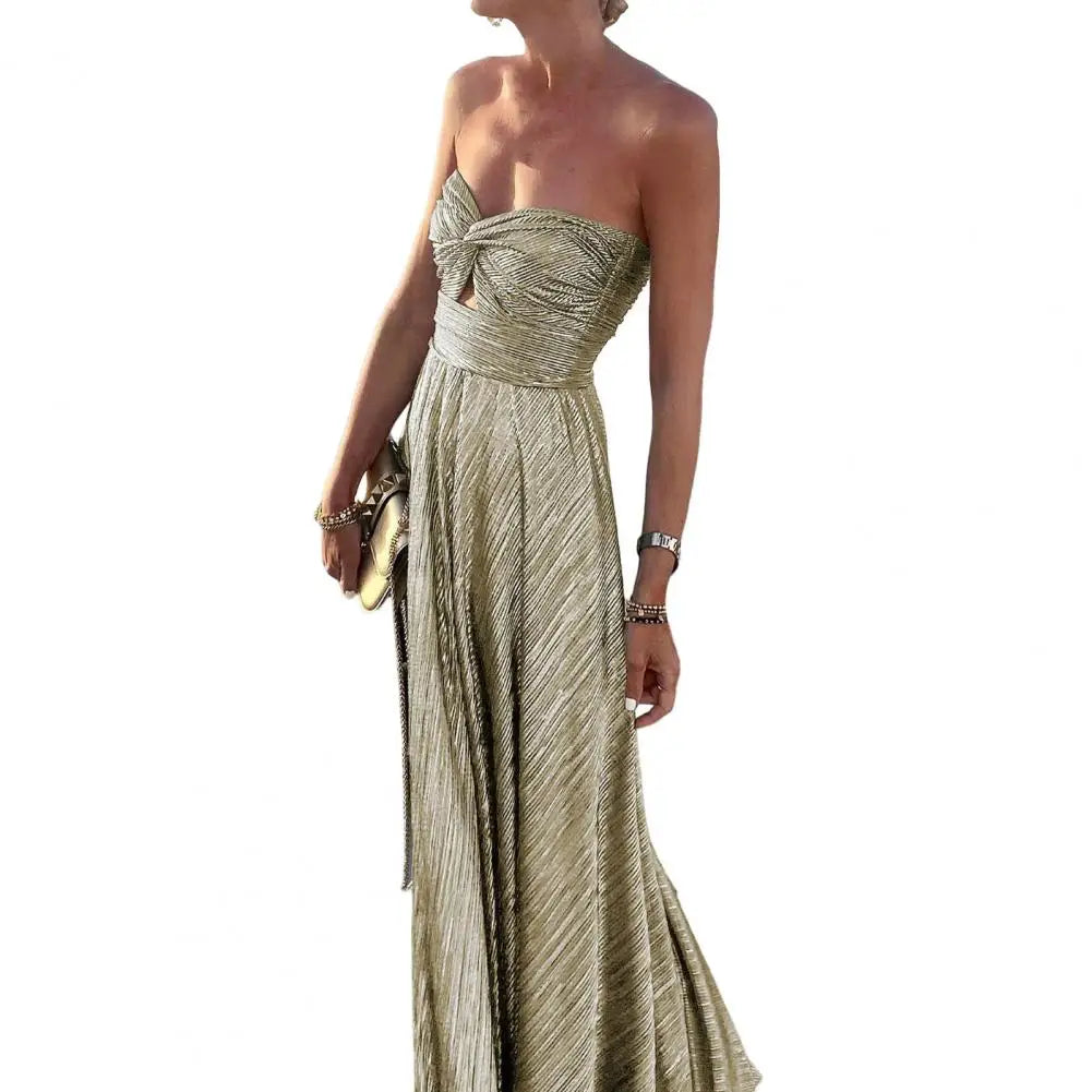 Victoria | Vestido Maxi Elegante Sin Tirantes