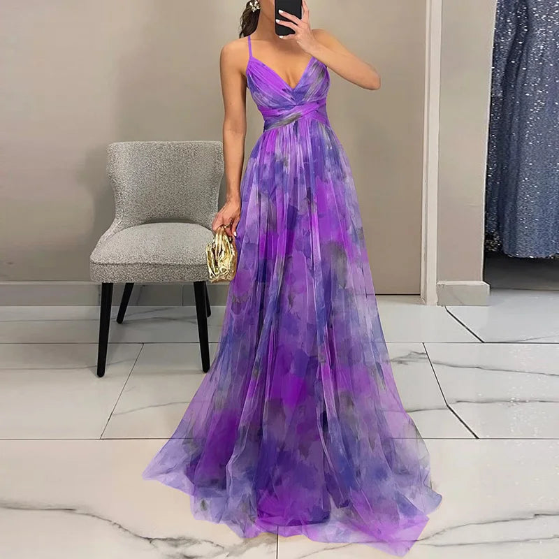 Gisele | Vestido maxi de flores