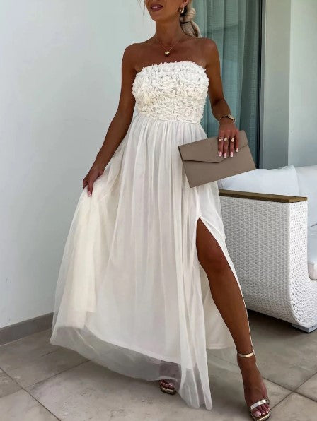 Dorothy - Vestido Maxi Flowy de Un Hombro