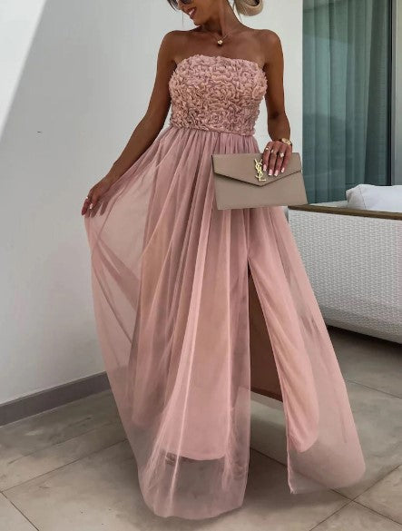 Dorothy - Vestido Maxi Flowy de Un Hombro