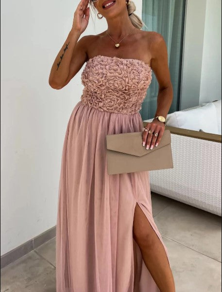 Dorothy - Vestido Maxi Flowy de Un Hombro
