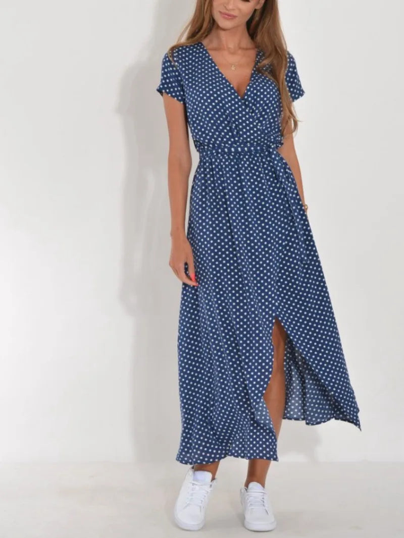 Tina | Vestido Envolvente Floral