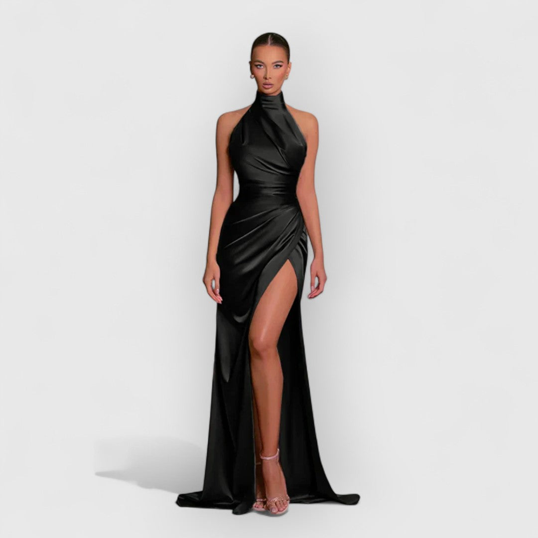 Christine | Vestido Elegante con Abertura
