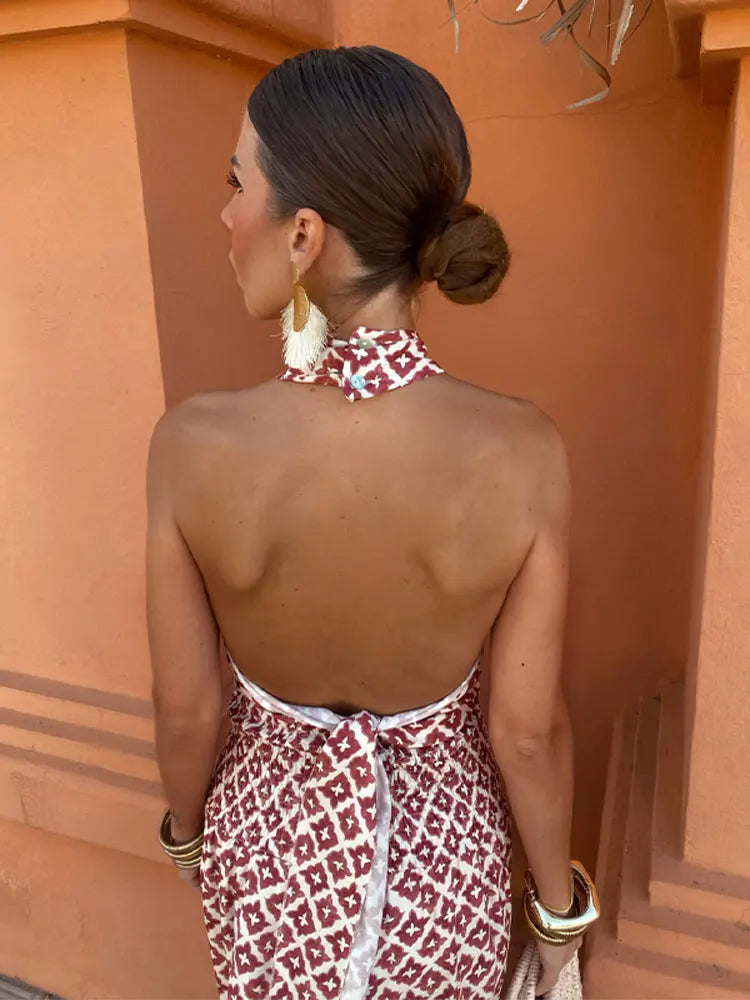 Mickay™ — Elegante Vestido Midi con Hombros Descubiertos