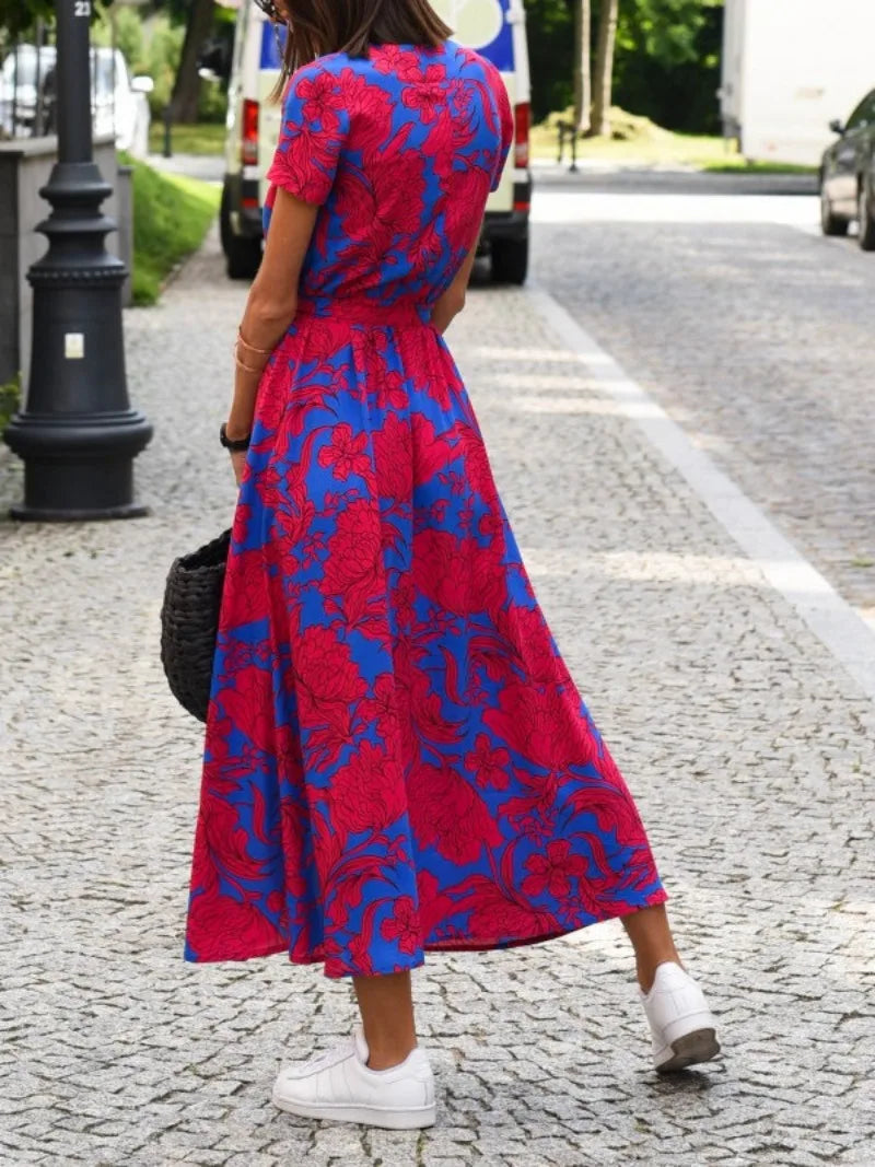 Tina | Vestido Envolvente Floral