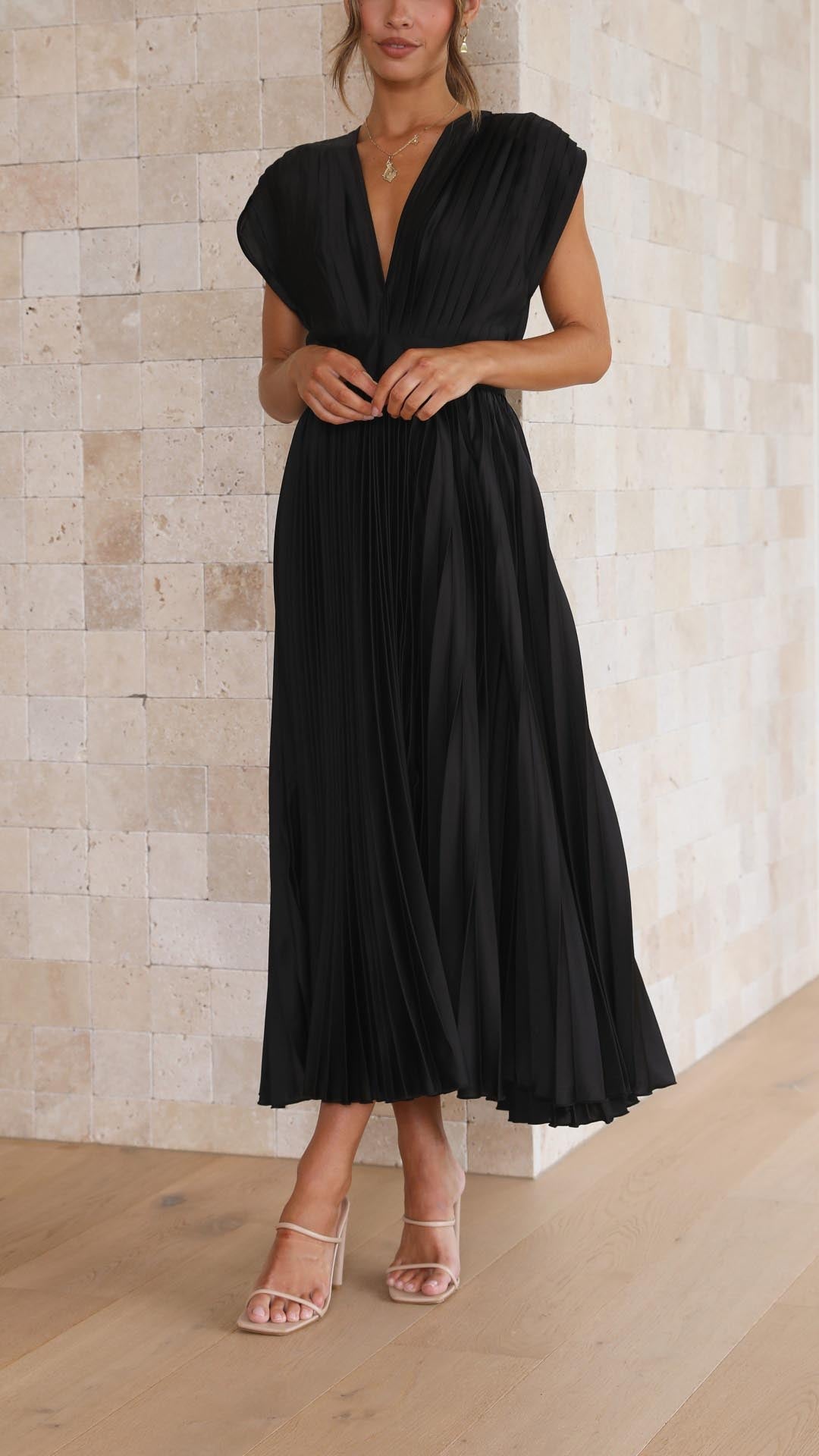 Alexis - Vestido plisado elegante