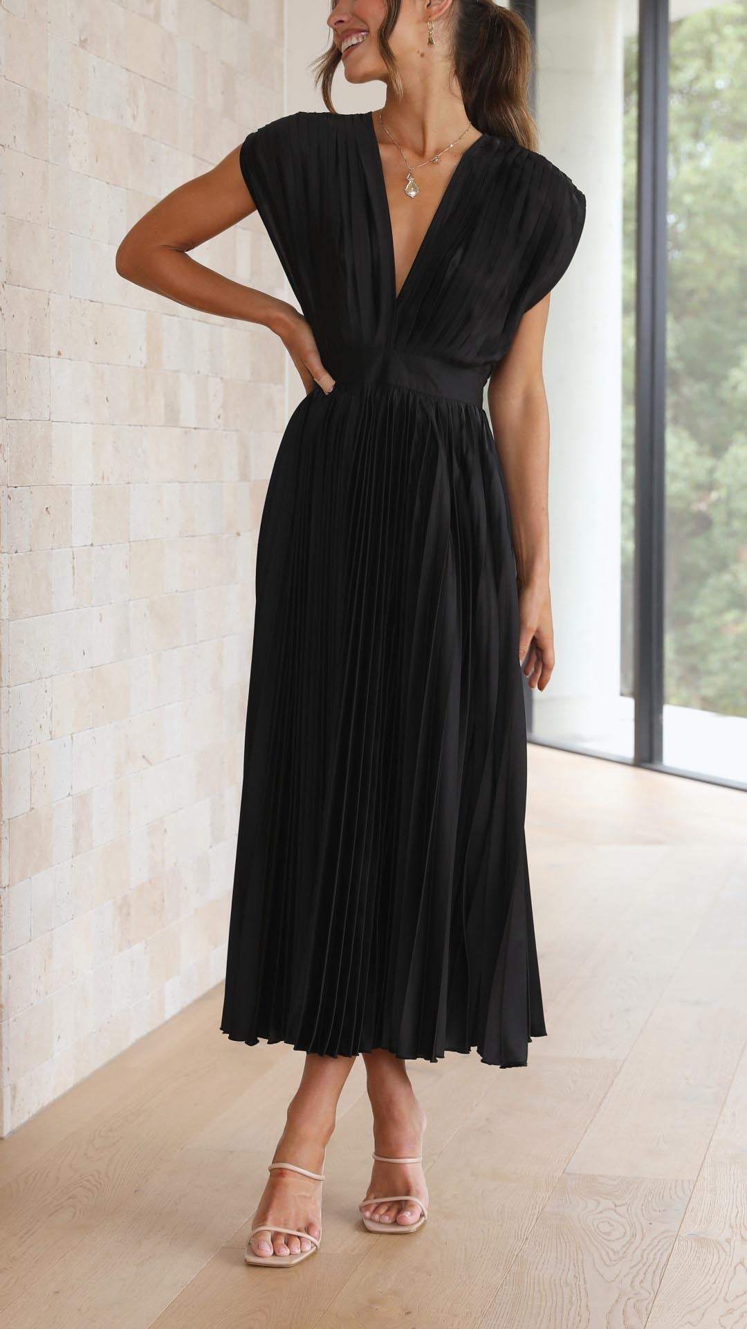 Alexis - Vestido plisado elegante