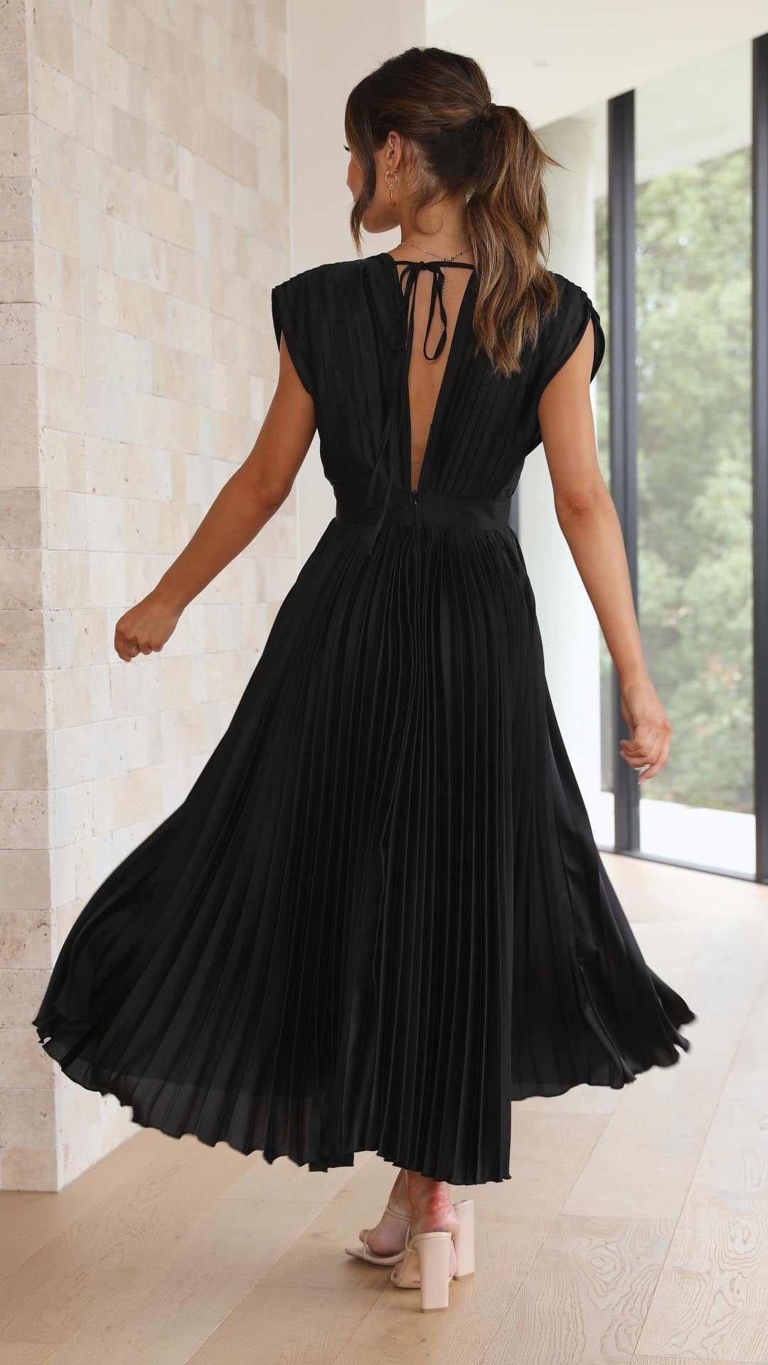 Alexis - Vestido plisado elegante