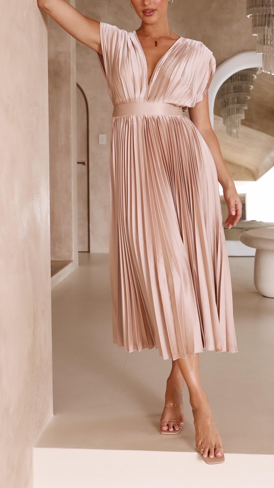 Alexis - Vestido plisado elegante