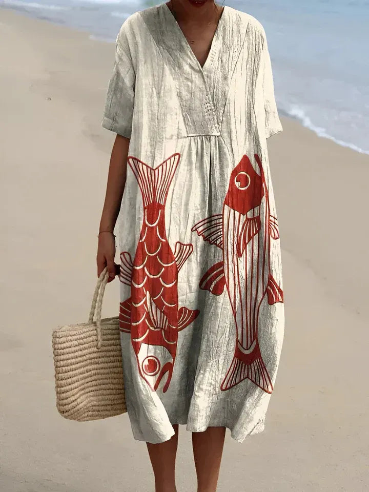 Ottilie | Vestido geométrico