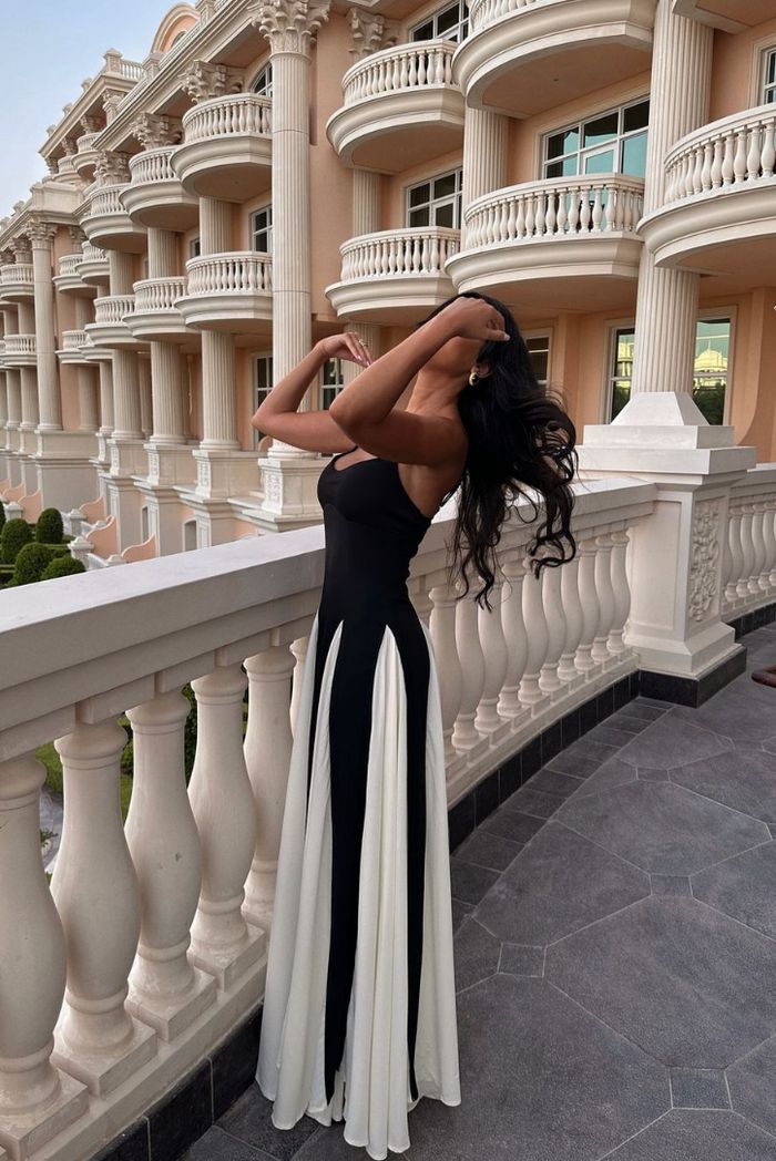 Viara - Vestido Maxi con Paneles
