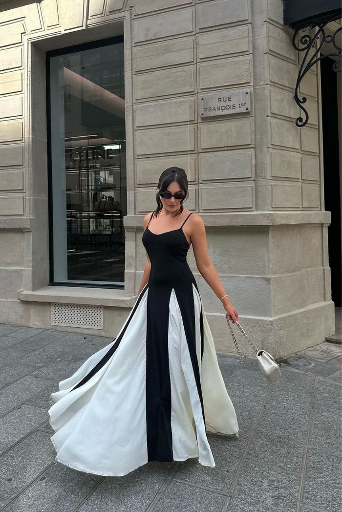 Viara - Vestido Maxi con Paneles