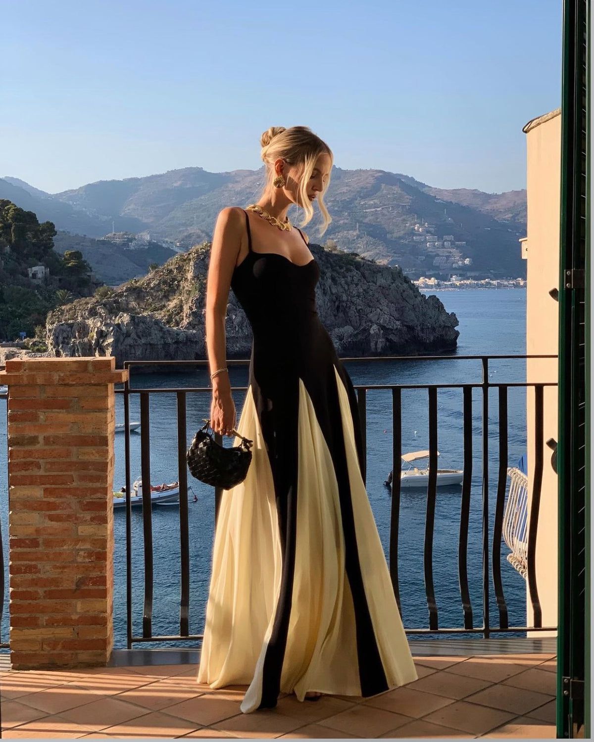 Viara - Vestido Maxi con Paneles
