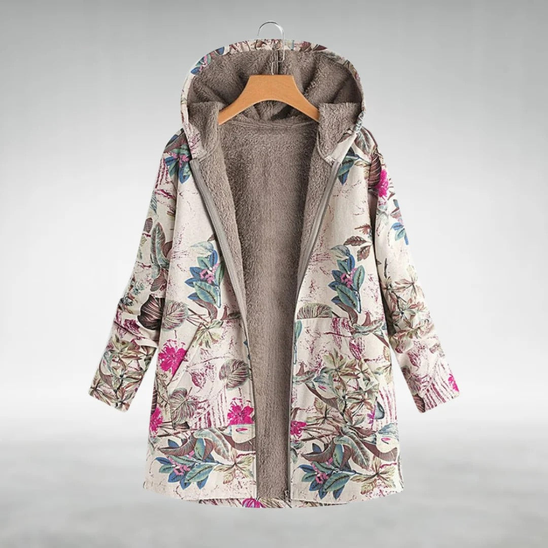 Fleural | Floral Style Fleece Jacket