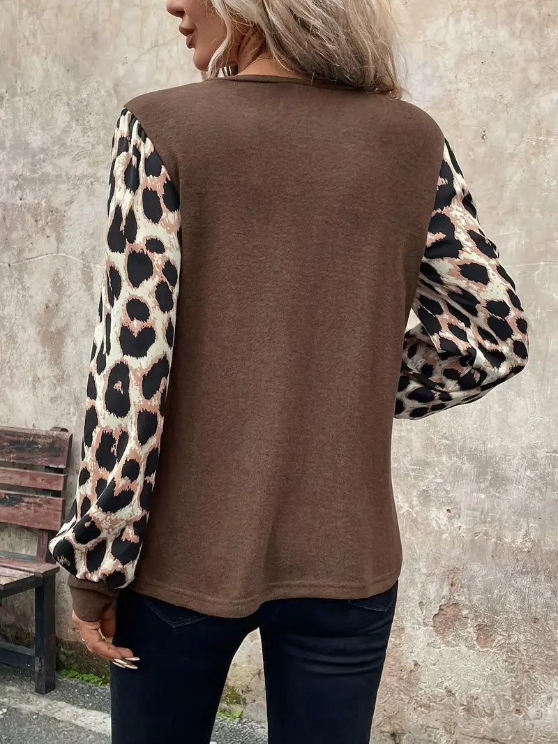 Aria | Leopard Printed Long Sleeve