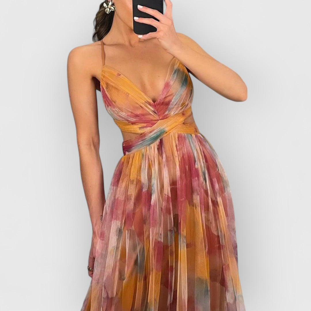 Verity | Maxivestido con estampado floral