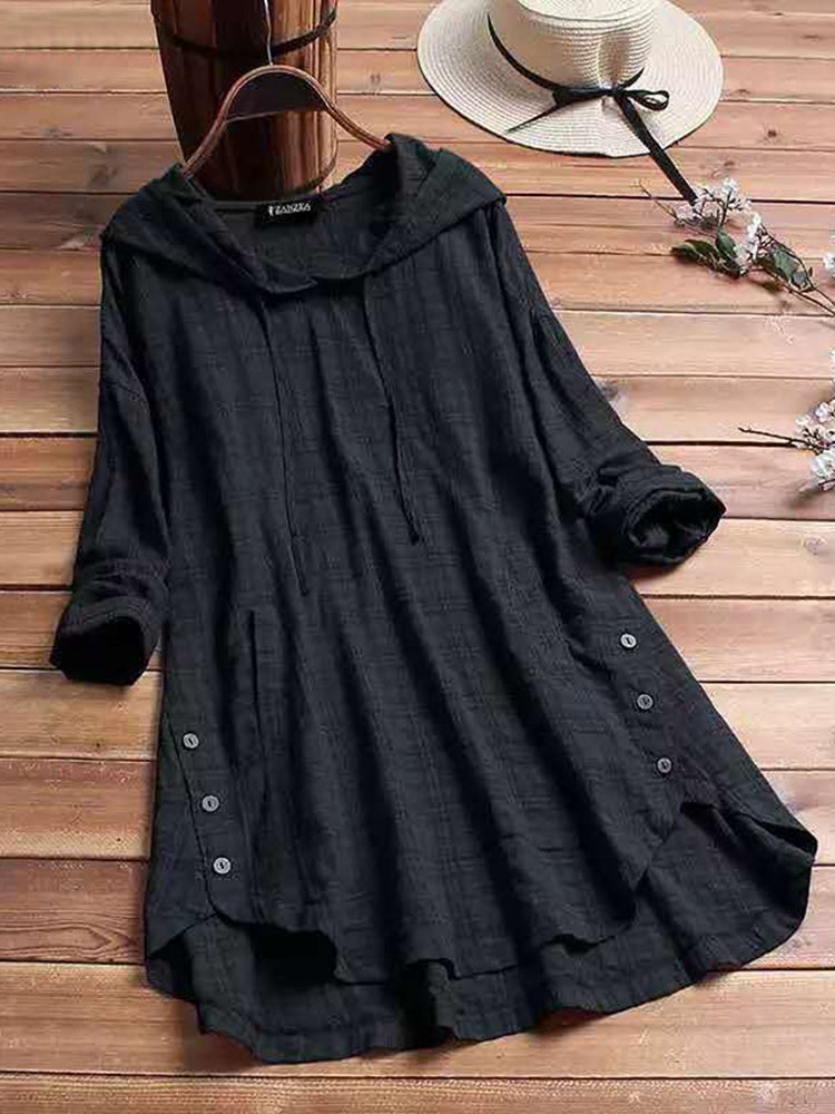 Blusa Antoinette Ternet con Capucha - Estilo Casual Agradable