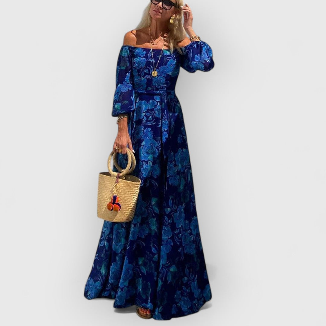 Vesper | Vestido largo de flores premium.
